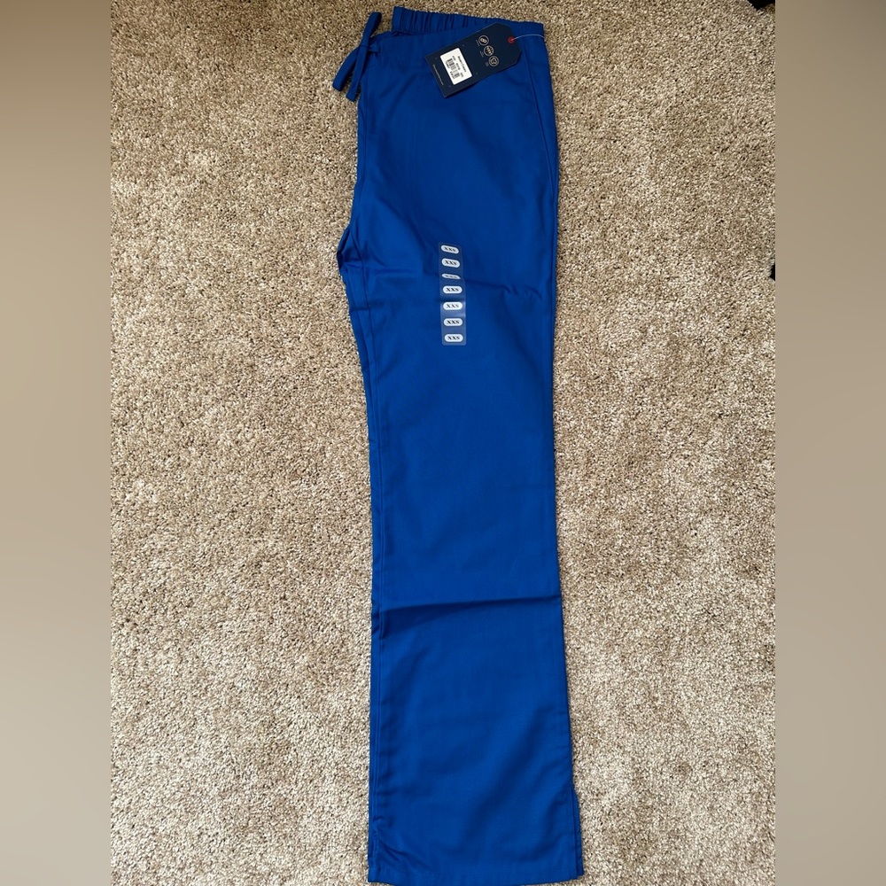 2 Scrub Pants Cherokee Royal New With Tags